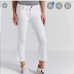 Current/Elliott kick Jean's raw hem